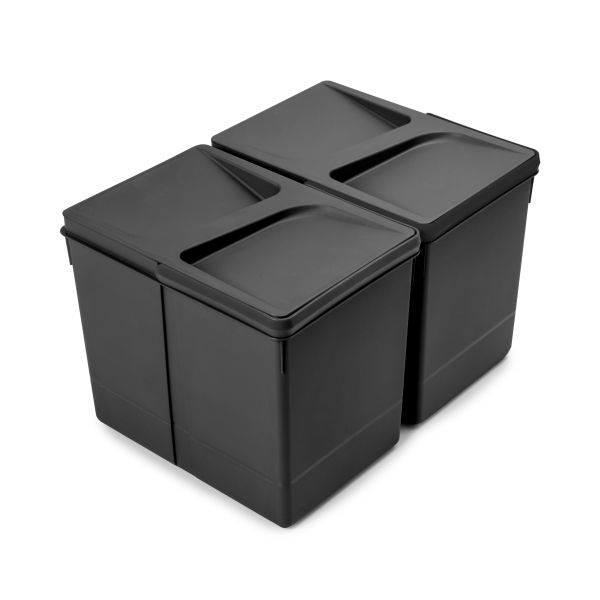 Poubelles pour tiroir de cuisine Recycle, Hauteur 266