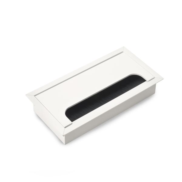 Passe-câbles Quadrum pour table, rectangulaire (159x80mm, 269x80mm)