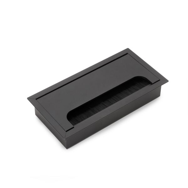 Passe-câbles Quadrum pour table, rectangulaire (159x80mm, 269x80mm)