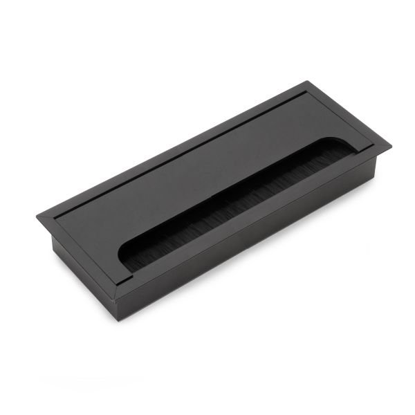 Passe-câbles Quadrum pour table, rectangulaire (159x80mm, 269x80mm)