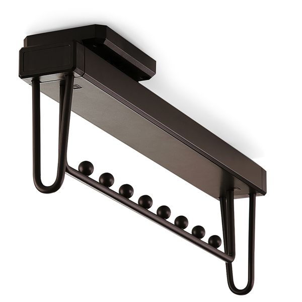Porte-vêtements extractible Moka pour armoire