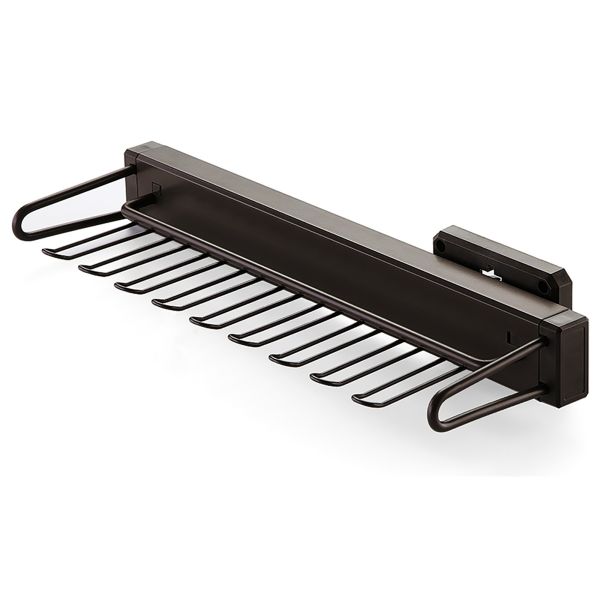 Porta cravates latéral extractible Moka