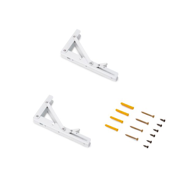 Supports d'étagères pliables
