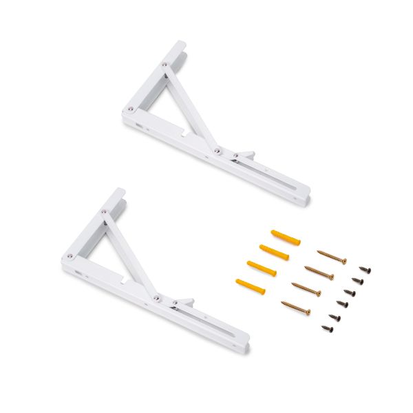 Supports d'étagères pliables