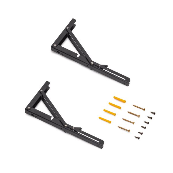 Supports d'étagères pliables