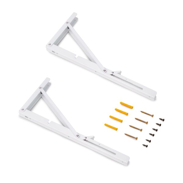 Supports d'étagères pliables