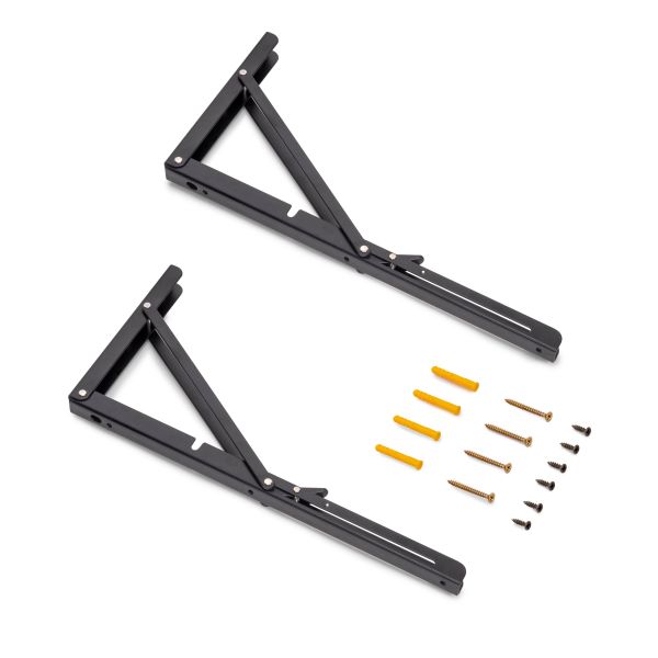 Supports d'étagères pliables