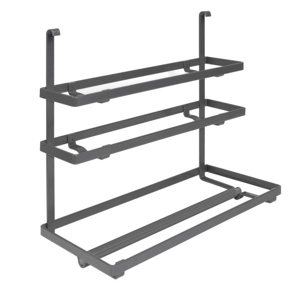 Porte-rouleau de cuisine Titane