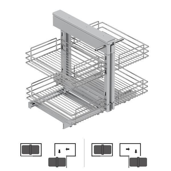 Meuble d'angle articulé Suprastar pour les meubles de cuisine